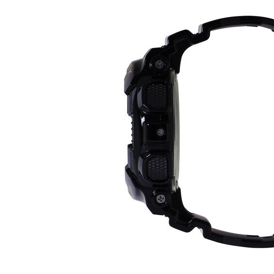 Ladies' Casio G-Shock Classic Black Resin Strap Watch with Gold-Tone Dial (Model: Gmas120Gb-1A)