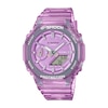 Thumbnail Image 1 of Ladies' Casio G-Shock Classic Clear Pink Resin Strap Watch (Model: GMAS2100SK4A)