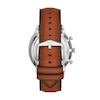 Thumbnail Image 2 of Men's Fossil Neutra Chrono Chronograph Brown Leather Strap Watch with Blue Dial and Bracelet Set (Model: FS5708SET)