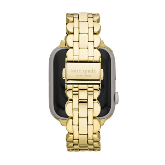 Ladies' Kate Spade Apple Straps Gold-Tone IP Interchangeable Scallop Link Band Attachment (Model: Kss0143)