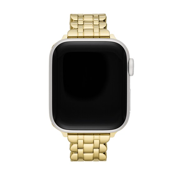 Ladies' Kate Spade Apple Straps Gold-Tone IP Interchangeable Scallop Link Band Attachment (Model: Kss0143)