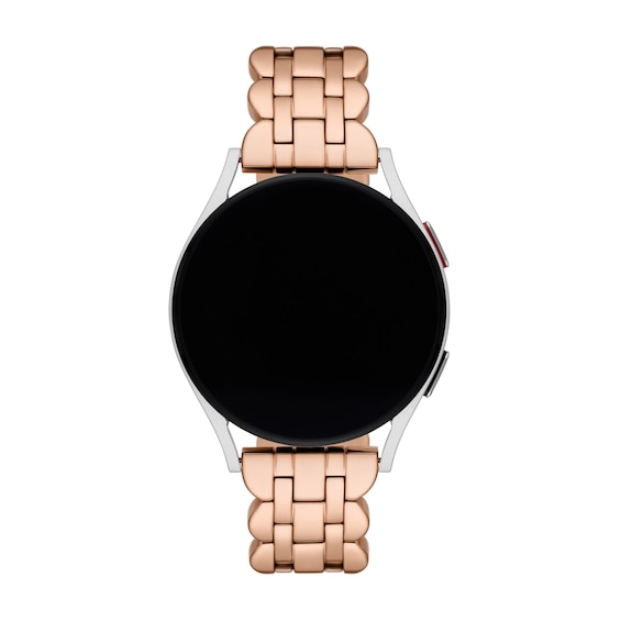 Ladies' Kate Spade Apple Straps Rose-Tone IP Interchangeable Scallop Link Band Attachment (Model: Kss0121)
