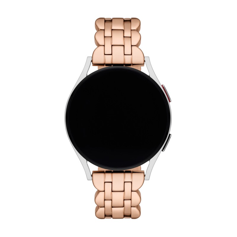 Ladies' Kate Spade Apple Straps Rose-Tone IP Interchangeable Scallop Link Band Attachment (Model: KSS0121)