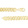 Thumbnail Image 2 of Men's 10.9mm Curb Chain Bracelet in Solid 10K Gold - 8.5"