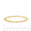 Men's 10.9mm Solid Curb Chain Bracelet in 10K Gold - 8.5"