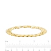 Thumbnail Image 3 of Men's 10.9mm Curb Chain Bracelet in Solid 10K Gold - 8.5"