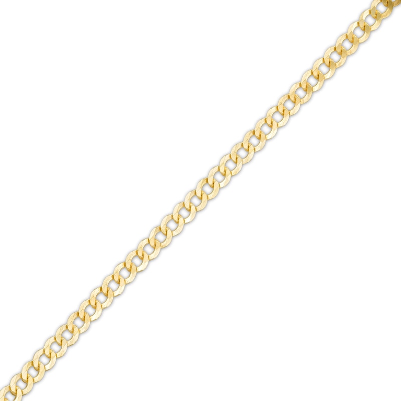 2.7mm Curb Chain Bracelet in Solid 14K Gold - 7.5"