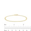 Thumbnail Image 4 of 2.7mm Curb Chain Bracelet in Solid 14K Gold - 7.5"