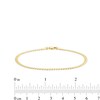 Thumbnail Image 3 of 2.7mm Curb Chain Bracelet in Solid 14K Gold - 7.5"