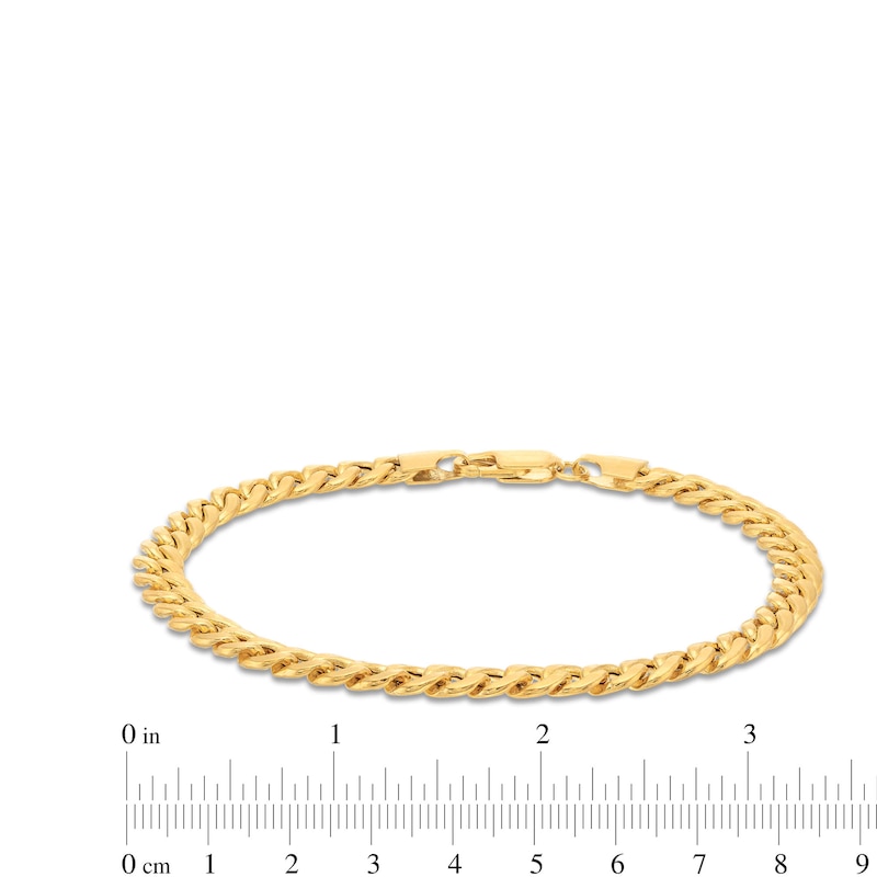 5.5mm Curb Chain Bracelet in Hollow 10K Gold - 8.5"