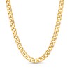 Thumbnail Image 1 of 6.3mm Curb Chain Necklace in Solid 10K Gold - 18"
