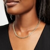 Thumbnail Image 2 of 6.3mm Curb Chain Necklace in Solid 10K Gold - 18"