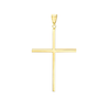 Thumbnail Image 1 of Flat Cross Necklace Charm in 14K Gold
