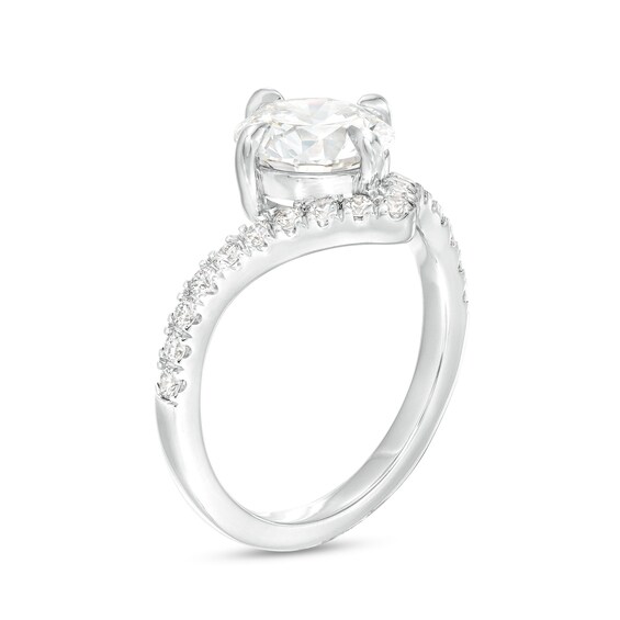 You're the One™ 2-1/3 CT. T.w. Certified Lab-Grown Diamond Chevron Engagement Ring in 14K White Gold (F/Si2)