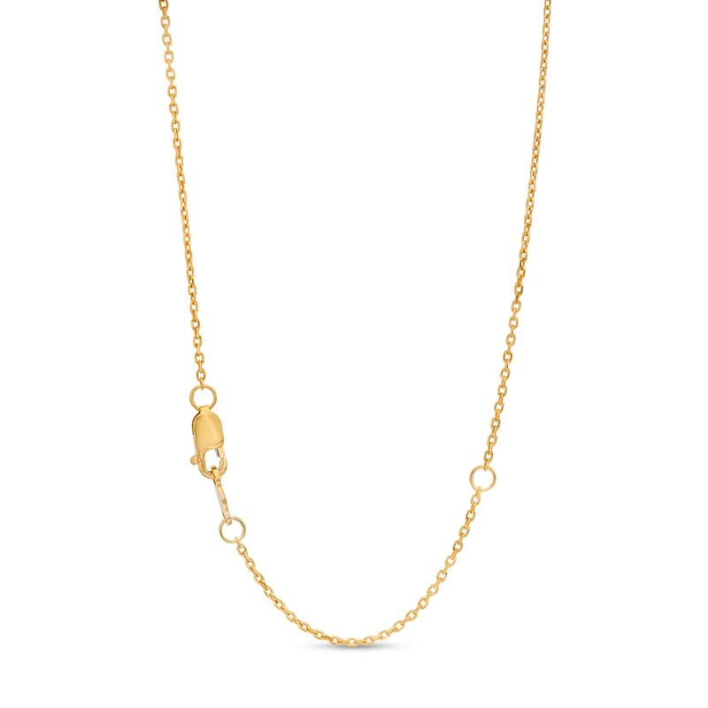 Main Image 3 of You're the One™ 1/3 CT. T.W. Certified Lab-Grown Diamond Chevron Necklace in 14K Gold (F/SI2) – 18.5"