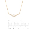 Thumbnail Image 4 of You're the One™ 1/3 CT. T.W. Certified Lab-Grown Diamond Chevron Necklace in 14K Gold (F/SI2) – 18.5"