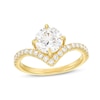 Thumbnail Image 0 of You're the One™ 1-3/4 CT. T.W. Certified Lab-Created Diamond Chevron Engagement Ring in 14K Gold (F/SI2)