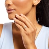 Thumbnail Image 2 of You're the One™ 3/8 CT. T.W. Certified Lab-Grown Diamond Chevron Engagement Ring in 14K White Gold (F/SI2)