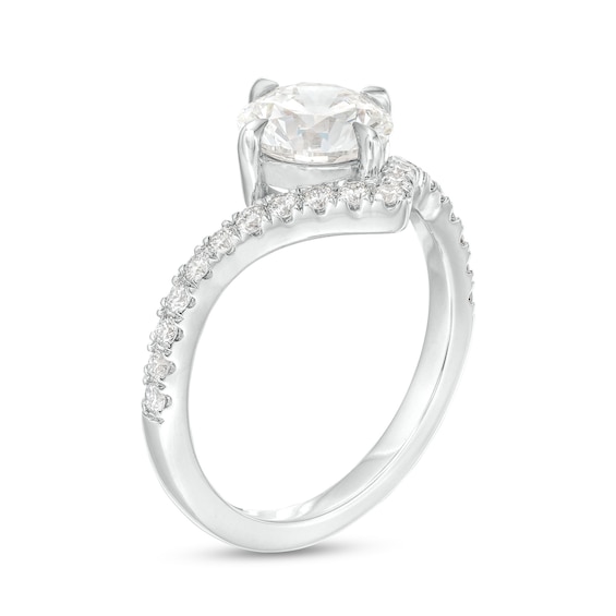 You're the Oneâ¢ -3/ CT. T.w. Certified Lab-Grown Diamond Chevron Engagement Ring in 14K Gold (F/Si2