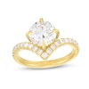 Thumbnail Image 1 of You're the One™ 2-1/3 CT. T.W. Certified Lab-Grown Diamond Chevron Engagement Ring in 14K Gold (F/SI2)