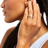 Thumbnail Image 2 of You're the One™ 2-1/3 CT. T.W. Certified Lab-Grown Diamond Chevron Engagement Ring in 14K Gold (F/SI2)
