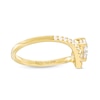 Thumbnail Image 3 of You're the One™ 2-1/3 CT. T.W. Certified Lab-Grown Diamond Chevron Engagement Ring in 14K Gold (F/SI2)
