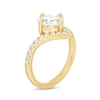 Thumbnail Image 3 of You're the One™ 2-1/3 CT. T.W. Certified Lab-Created Diamond Chevron Engagement Ring in 14K Gold (F/SI2)