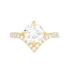 Thumbnail Image 5 of You're the One™ 2-1/3 CT. T.W. Certified Lab-Grown Diamond Chevron Engagement Ring in 14K Gold (F/SI2)