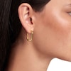 Thumbnail Image 1 of PDPAOLA™ at Zales Octagonal-Shaped Open Hoop Earrings in Brass with 18K Gold Plate