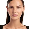 Thumbnail Image 4 of PDPAOLA™ at Zales Octagonal-Shaped Open Hoop Earrings in Brass with 18K Gold Plate