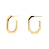 Thumbnail Image 4 of PDPAOLA™ at Zales Octagonal-Shaped Open Hoop Earrings in Brass with 18K Gold Plate
