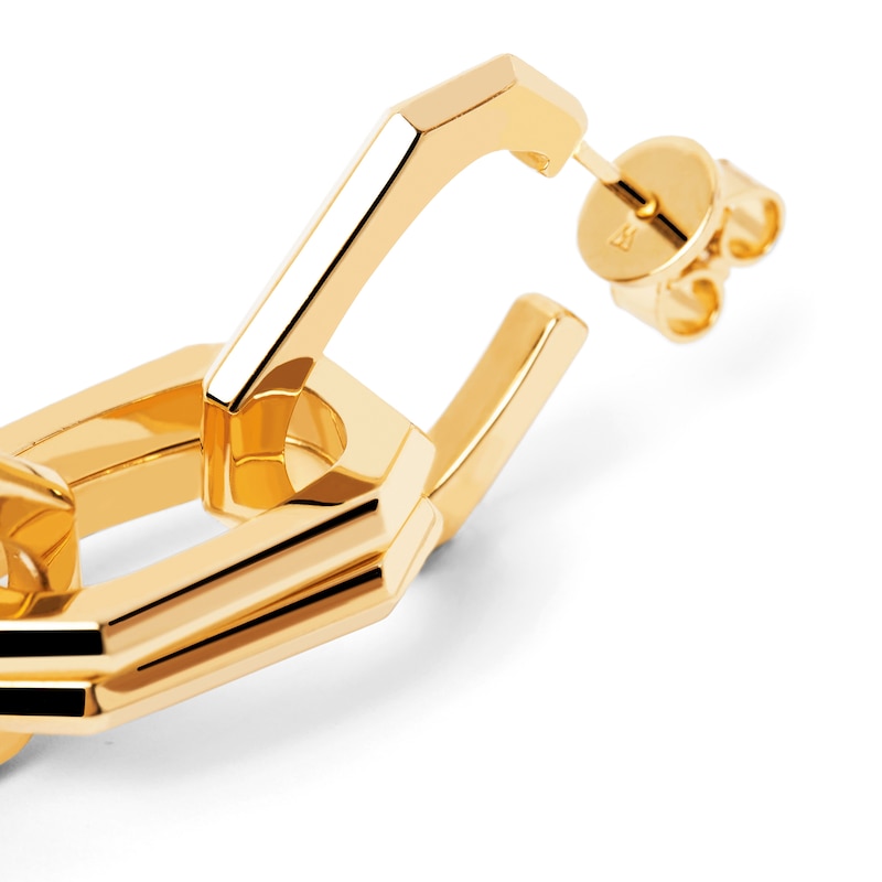 Main Image 4 of PDPAOLA™ at Zales Chain Link Drop Earrings in Brass with 18K Gold Plate