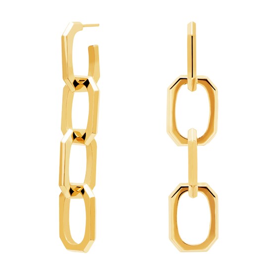 PDPAOLA™ at Zales Chain Link Drop Earrings in Brass with 18K Gold Plate
