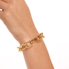 Thumbnail Image 4 of PDPAOLA™ at Zales 14.5mm Paper Clip Link Chain Bracelet in Brass with 18K Gold Plate – 8.27"