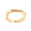 Thumbnail Image 1 of PDPAOLA™ at Zales Octagonal Ring in Brass with 18K Gold Plate