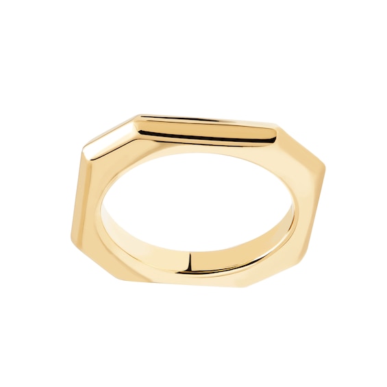 PDPAOLAâ¢ at Zales Octagonal Ring in Brass with 18K Gold Plate
