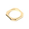 Thumbnail Image 3 of PDPAOLA™ at Zales Octagonal Ring in Brass with 18K Gold Plate