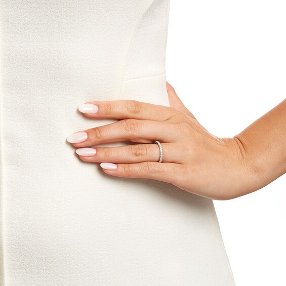 KleinfeldÂ® x Zales 1/5 CT. T.w. Certified Lab-Grown Diamond Anniversary Band in Platinum (F/Vs2)