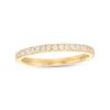 Thumbnail Image 1 of Kleinfeld® x Zales 1/5 CT. T.W. Certified Lab-Grown Diamond Anniversary Band in 18K Gold (F/VS2)