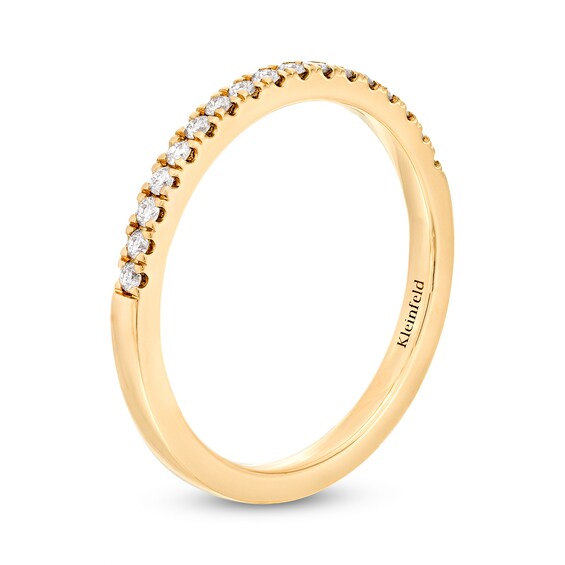 KleinfeldÂ® x Zales 1/5 CT. T.w. Certified Lab-Grown Diamond Anniversary Band in 18K Gold (F/Vs2)