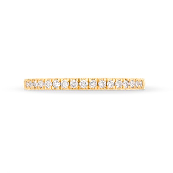 KleinfeldÂ® x Zales 1/5 CT. T.w. Certified Lab-Grown Diamond Anniversary Band in 18K Gold (F/Vs2)