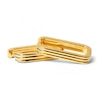 Thumbnail Image 4 of PDPAOLA™ at Zales Ribbed Hoop Earrings in Sterling Silver with 18K Gold Plate