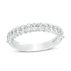 Thumbnail Image 1 of Kleinfeld® x Zales 1/2 CT. T.W. Certified Lab-Grown Diamond Double Row Anniversary Band in Platinum (F/VS2)