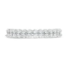 Thumbnail Image 4 of Kleinfeld® x Zales 1/2 CT. T.W. Certified Lab-Grown Diamond Double Row Anniversary Band in Platinum (F/VS2)