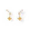 Thumbnail Image 3 of PDPAOLA™ at Zales Yellow and White Cubic Zirconia Stud Earrings in Sterling Silver with 18K Gold Plate