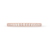 Thumbnail Image 4 of Kleinfeld® x Zales 1/5 CT. T.W. Certified Lab-Grown Diamond Anniversary Band in 18K Rose Gold (F/VS2)