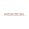 Thumbnail Image 3 of Kleinfeld® x Zales 1/5 CT. T.W. Certified Lab-Created Diamond Anniversary Band in 18K Rose Gold (F/VS2)