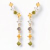 Thumbnail Image 3 of PDPAOLA™ at Zales Labradorite and Multi-Color Cubic Zirconia Drop Earrings in Sterling Silver with 18K Gold Plate