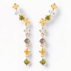 Thumbnail Image 2 of PDPAOLA™ at Zales Labradorite and Multi-Color Cubic Zirconia Drop Earrings in Sterling Silver with 18K Gold Plate