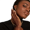 Thumbnail Image 6 of PDPAOLA™ at Zales Ribbed U-Hoop Earrings in Sterling Silver with 18K Gold Plate
